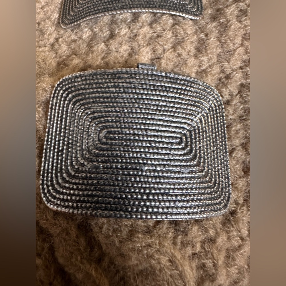 Very vintage silver tone shoe clips - Picture 3 of 4